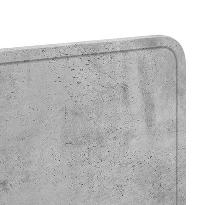 Testiera Grigio cemento Legno ingegnerizzato