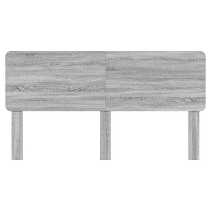 Testiera con testiera Grigio Sonoma 180 cm Legno multistrato