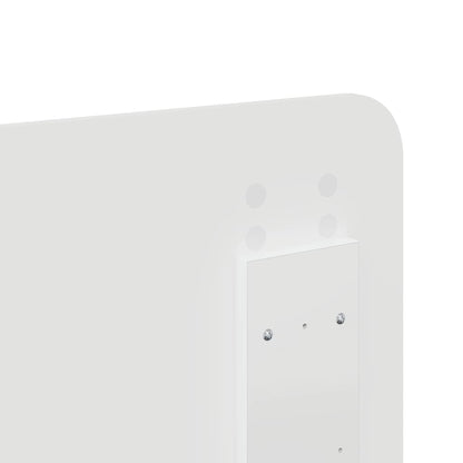 Testiera con testiera Bianco 160 cm Legno multistrato