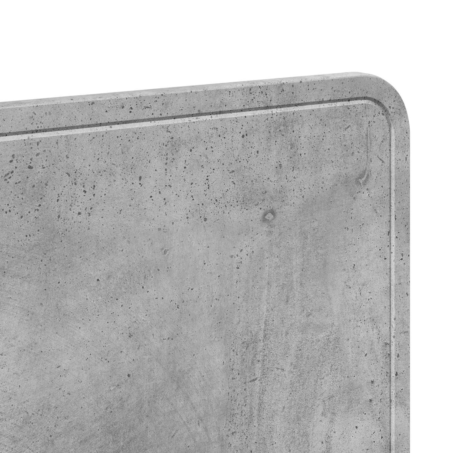 Testiera Grigio cemento Legno ingegnerizzato