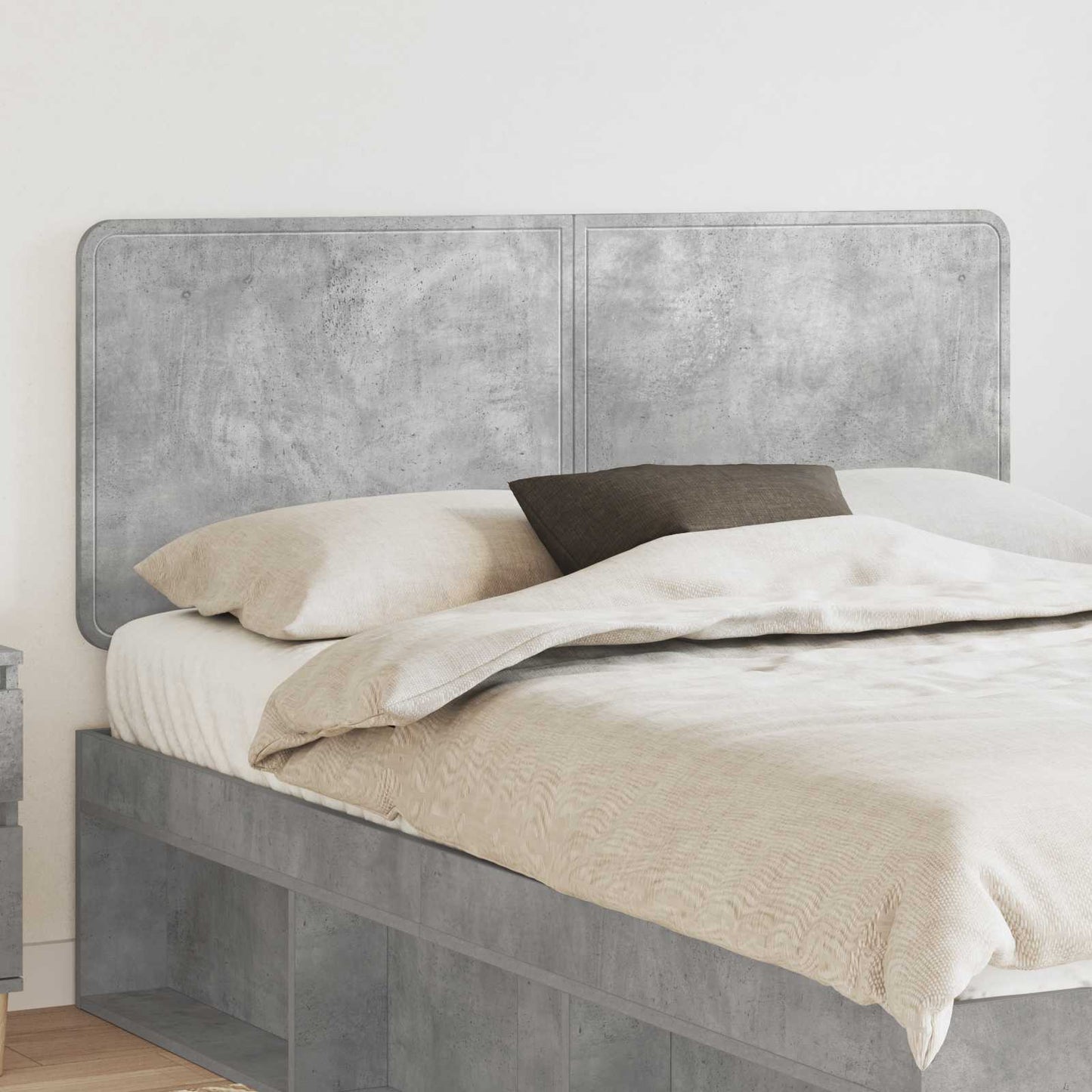 Testiera Grigio cemento Legno ingegnerizzato