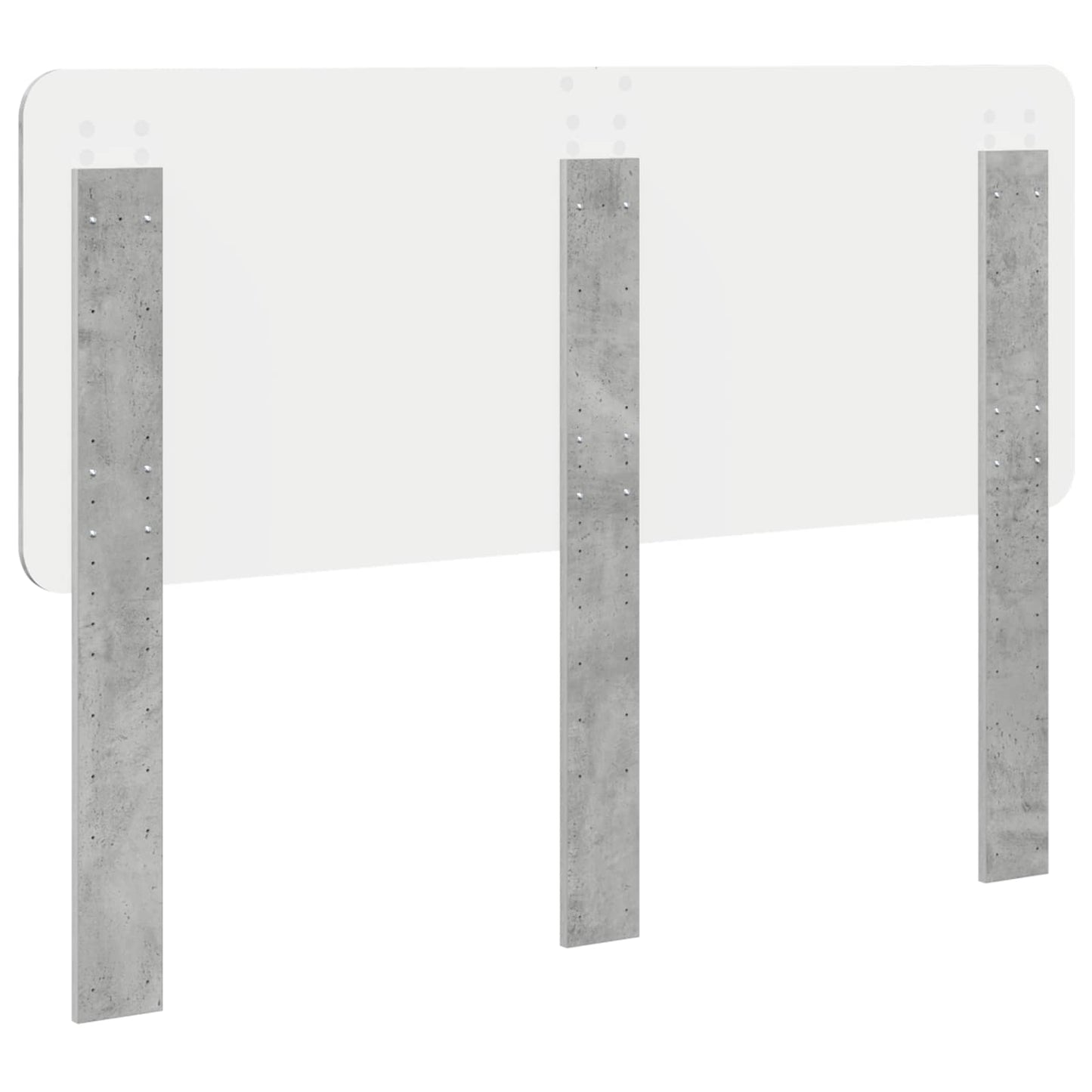 Testiera Grigio cemento Legno ingegnerizzato