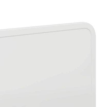 Testiera con testiera Bianco 135 cm Legno multistrato