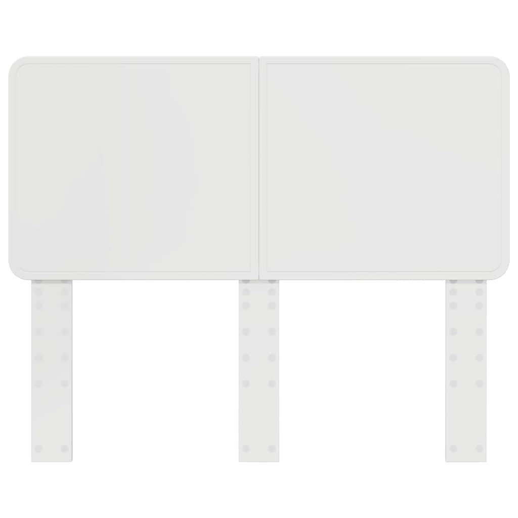 Testiera con testiera Bianco 135 cm Legno multistrato
