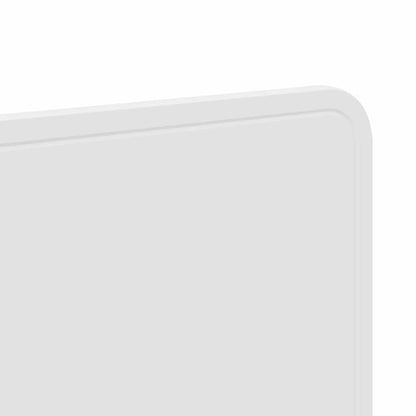 Testiera con testiera Bianco Lucido 135 cm Legno multistrato