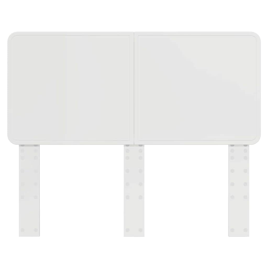 Testiera con testiera Bianco Lucido 135 cm Legno multistrato