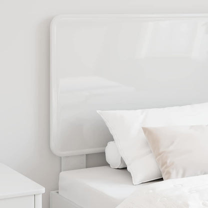 Testiera con testiera Bianco Lucido 100 cm Legno multistrato