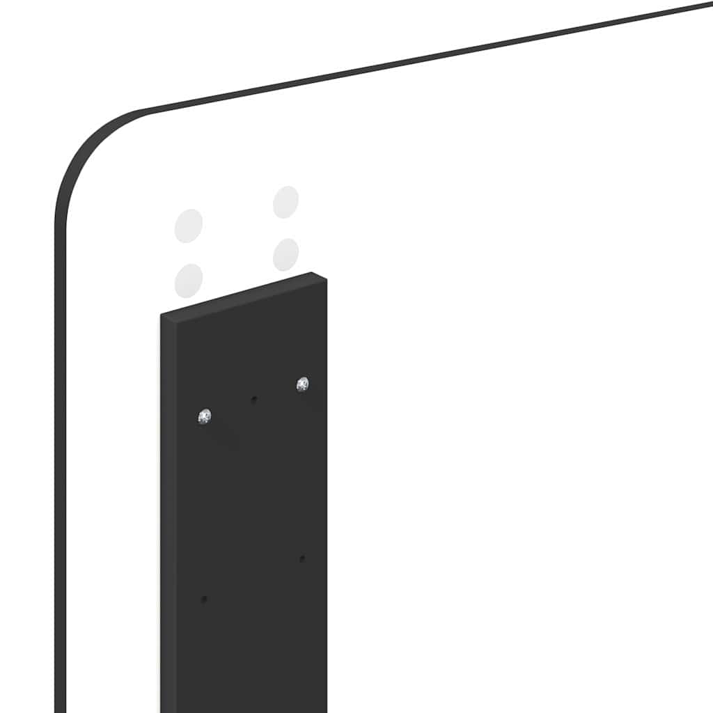 Testiera con testiera Rovere Nero 90 cm Legno multistrato