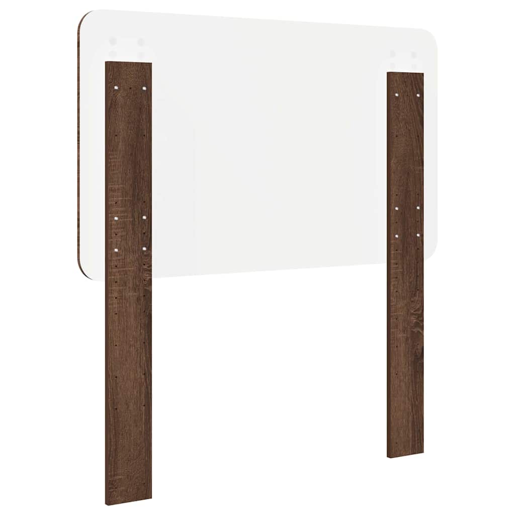 Testiera con testiera Rovere Marrone 90 cm Legno multistrato