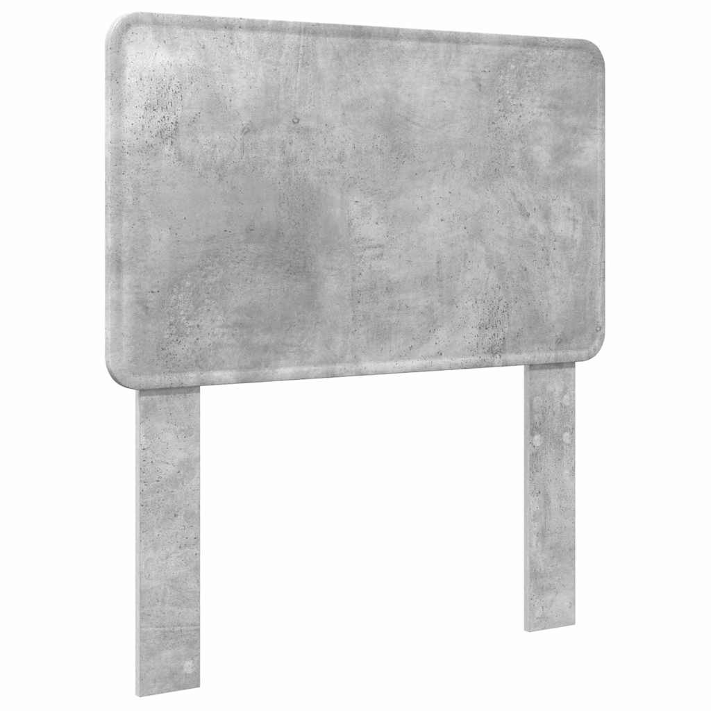 Testiera con testiera Grigio cemento 80 cm Legno multistrato