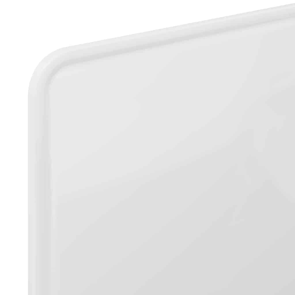 Testiera con testiera Bianco Lucido 80 cm Legno multistrato