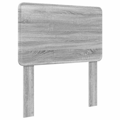 Testiera con testiera Grigio Sonoma 80 cm Legno multistrato