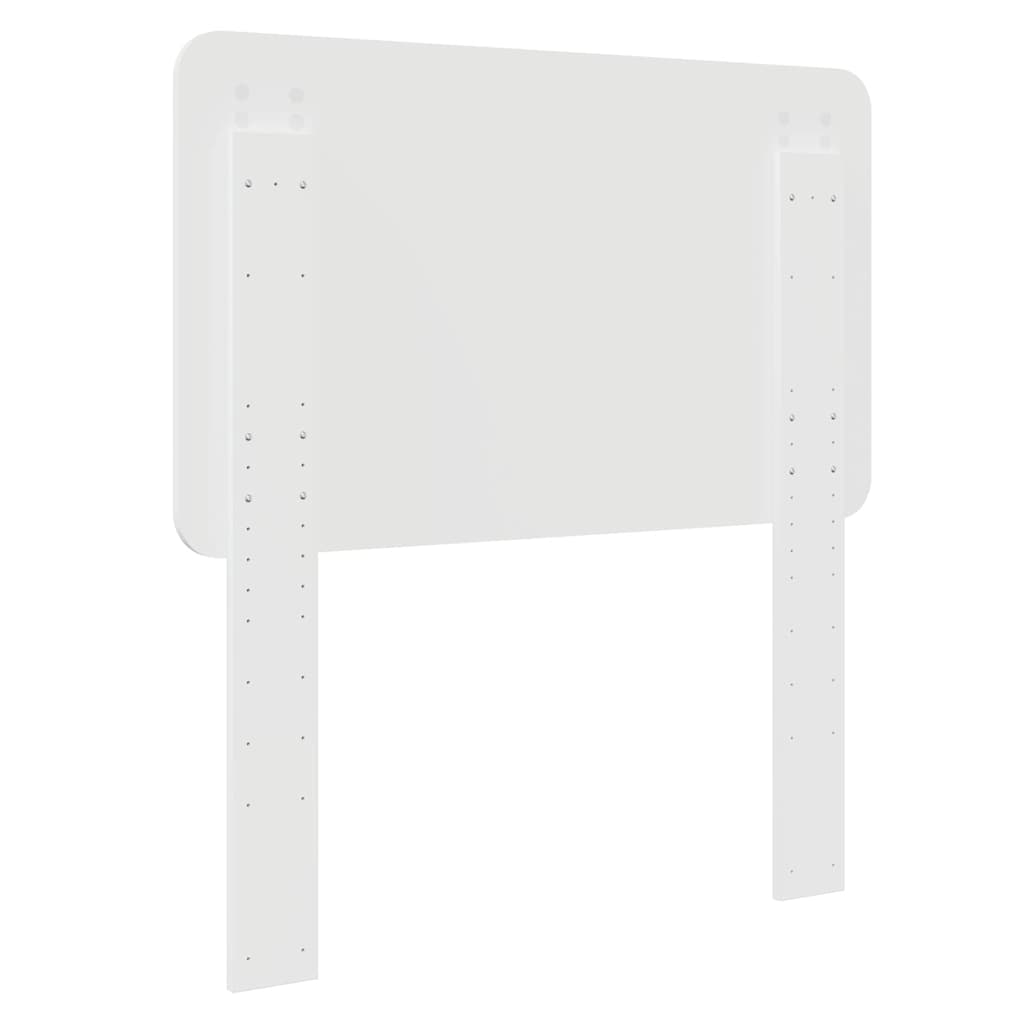 Testiera con testiera Bianco Lucido 75 cm Legno multistrato