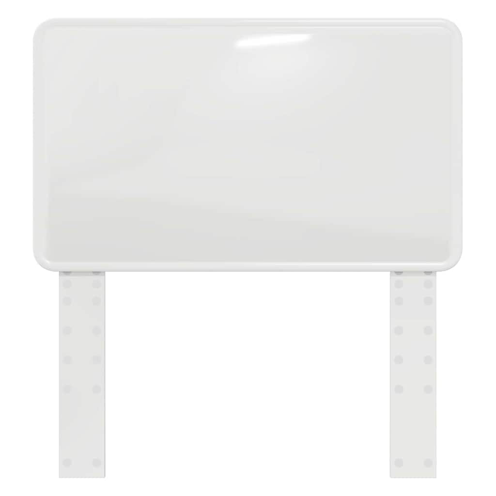 Testiera con testiera Bianco Lucido 75 cm Legno multistrato