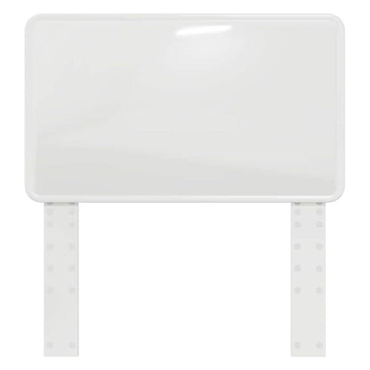 Testiera con testiera Bianco Lucido 75 cm Legno multistrato