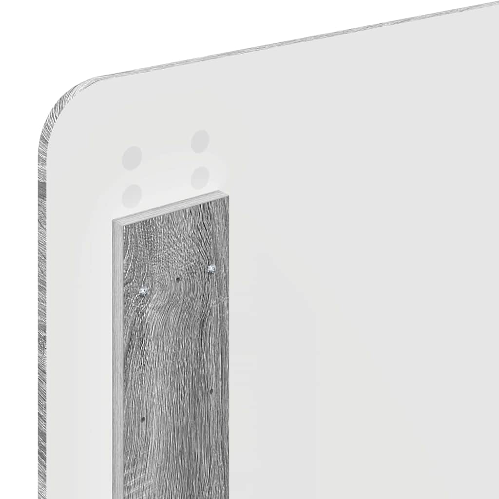 Testiera con testiera Grigio Sonoma 75 cm Legno multistrato