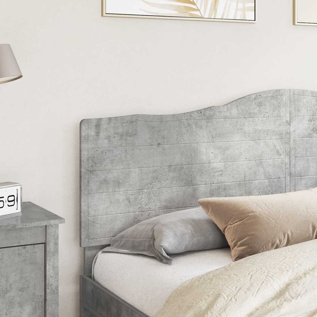 Testiera con testiera Grigio cemento 200 cm Legno multistrato