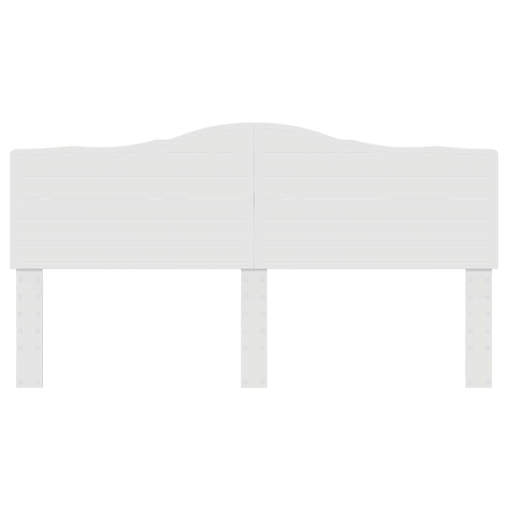 Testiera con testiera Bianco 180 cm Legno multistrato