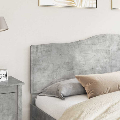 Testiera con testiera Grigio cemento 180 cm Legno multistrato