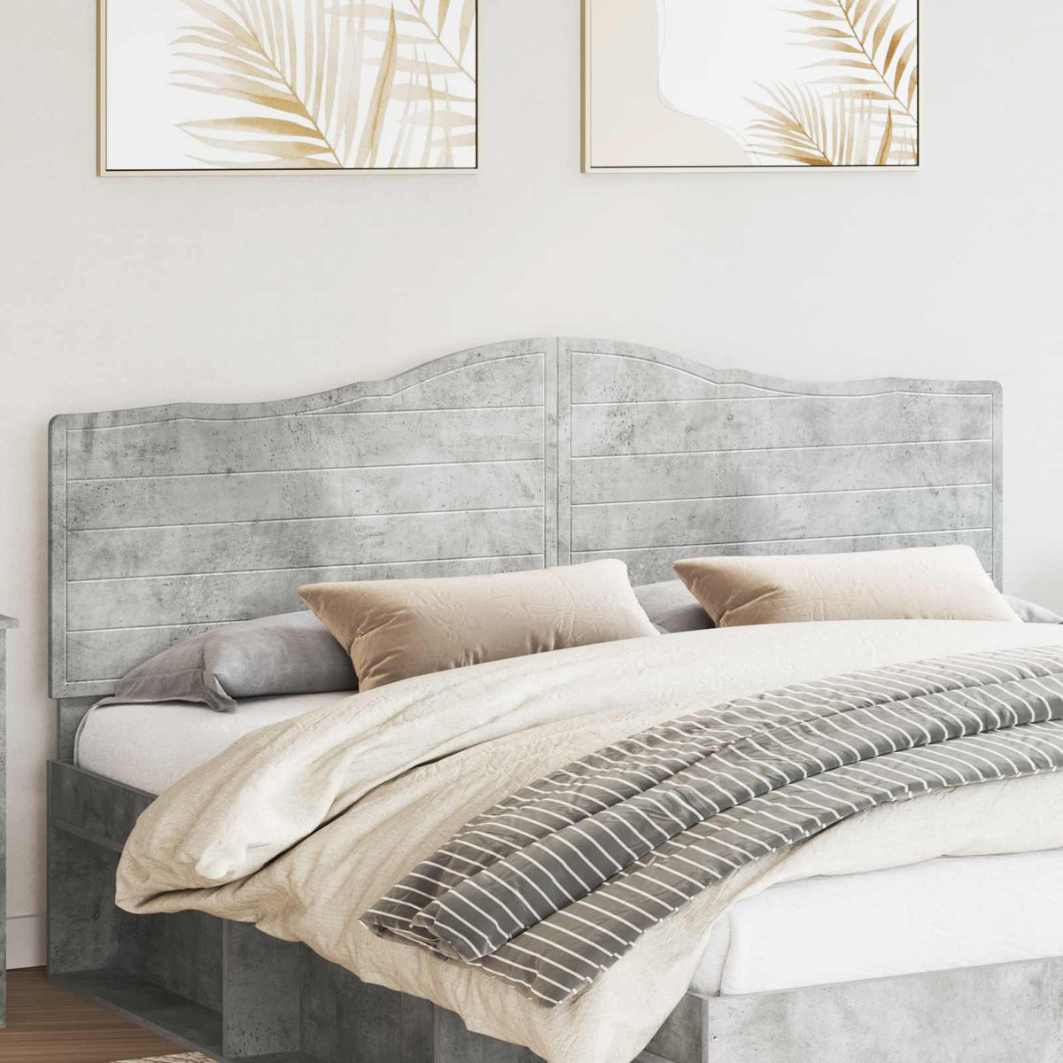 Testiera Grigio cemento Legno ingegnerizzato | homemem39