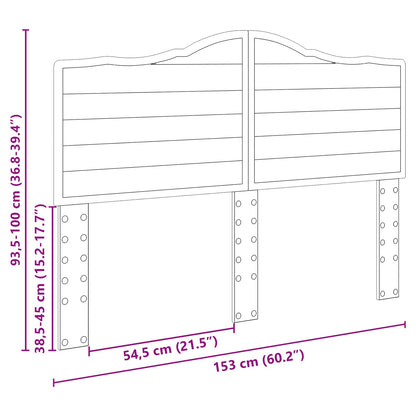 Testiera Rovere Marrone Legno multistrato | homemem39