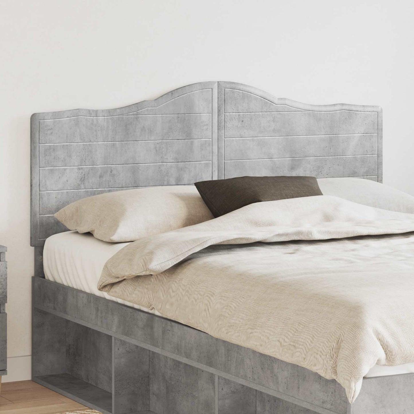Testiera Grigio cemento Legno ingegnerizzato