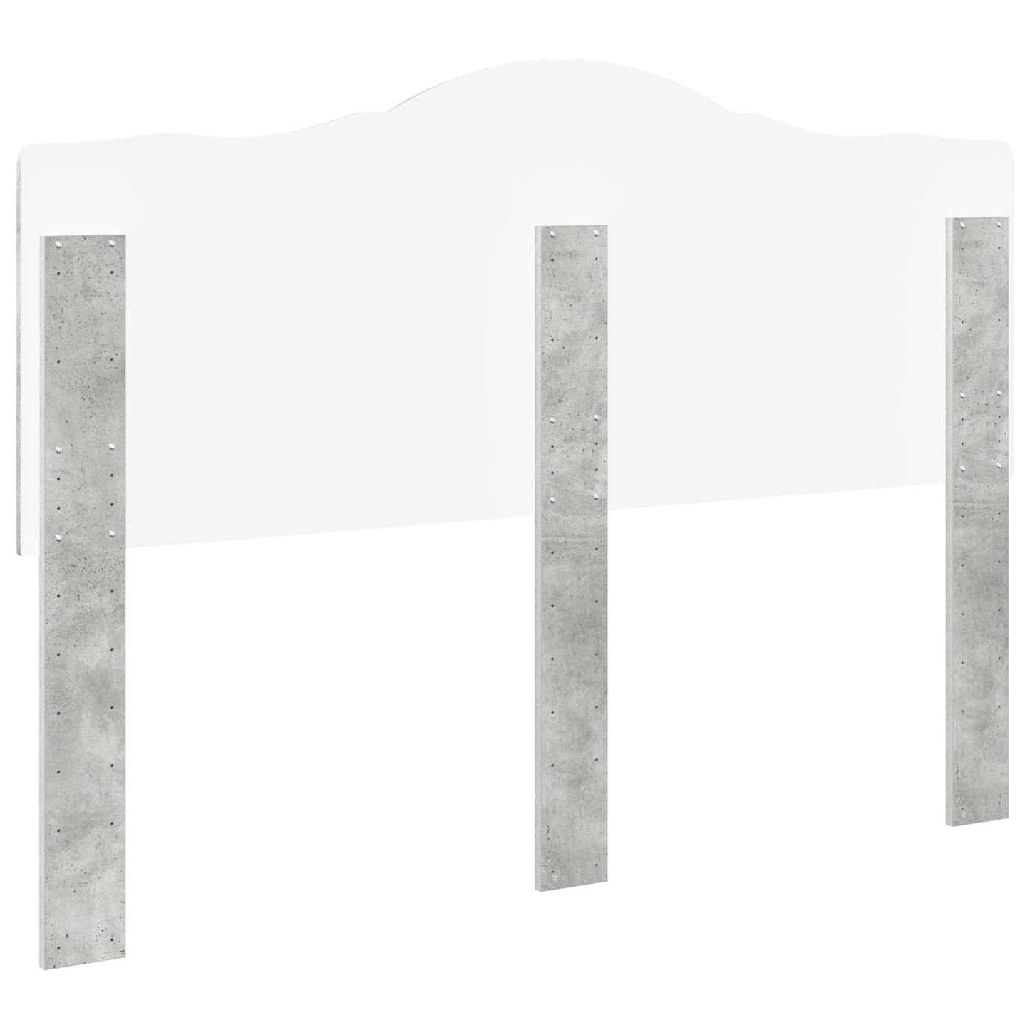 Testiera Grigio cemento Legno ingegnerizzato