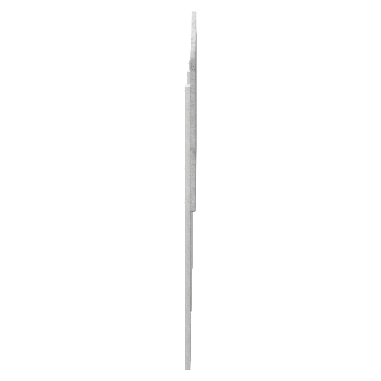 Testiera Grigio cemento Legno ingegnerizzato