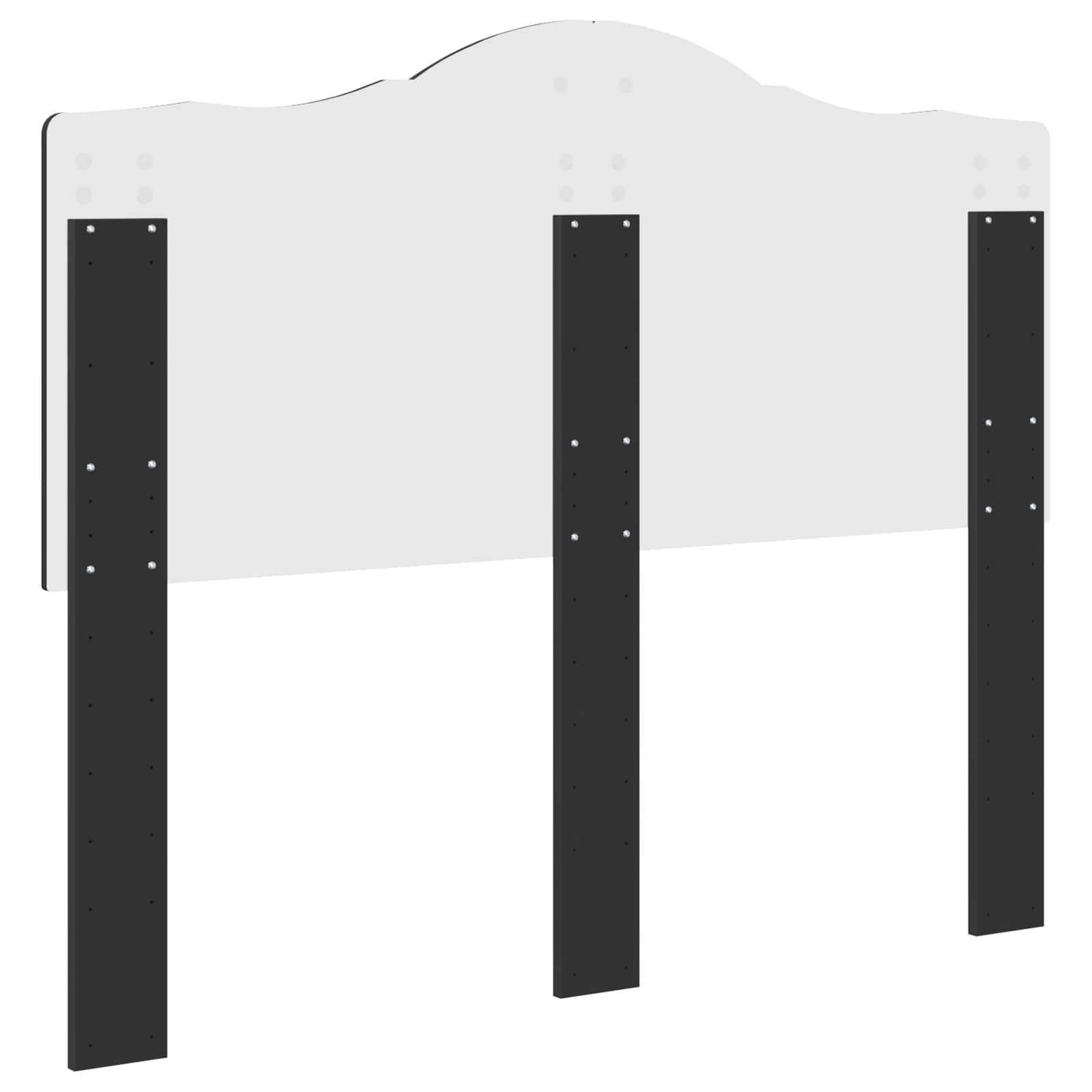 Testiera Rovere Nero Legno multistrato | homemem39