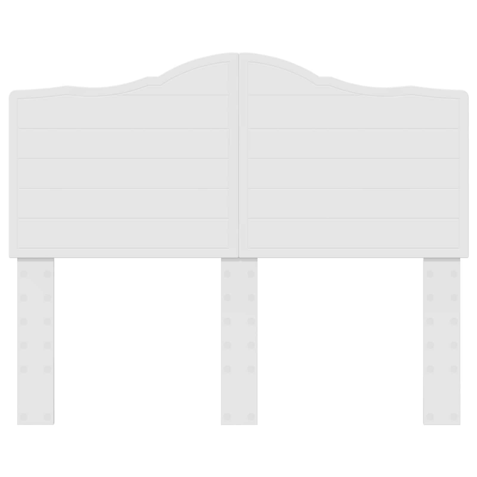 Testiera Bianco Lucido Legno multistrato | homemem39