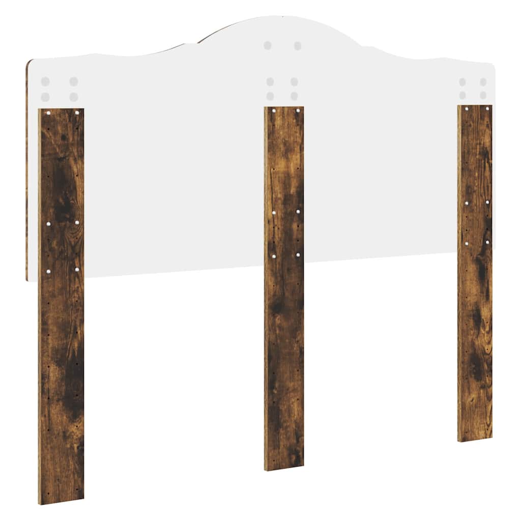 Testiera con testiera Rovere fumé 135 cm Legno multistrato