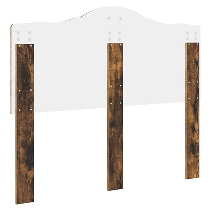 Testiera con testiera Rovere fumé 135 cm Legno multistrato