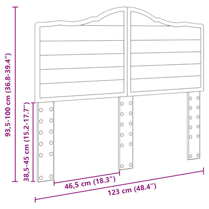 Testiera Rovere Nero Legno multistrato | homemem39