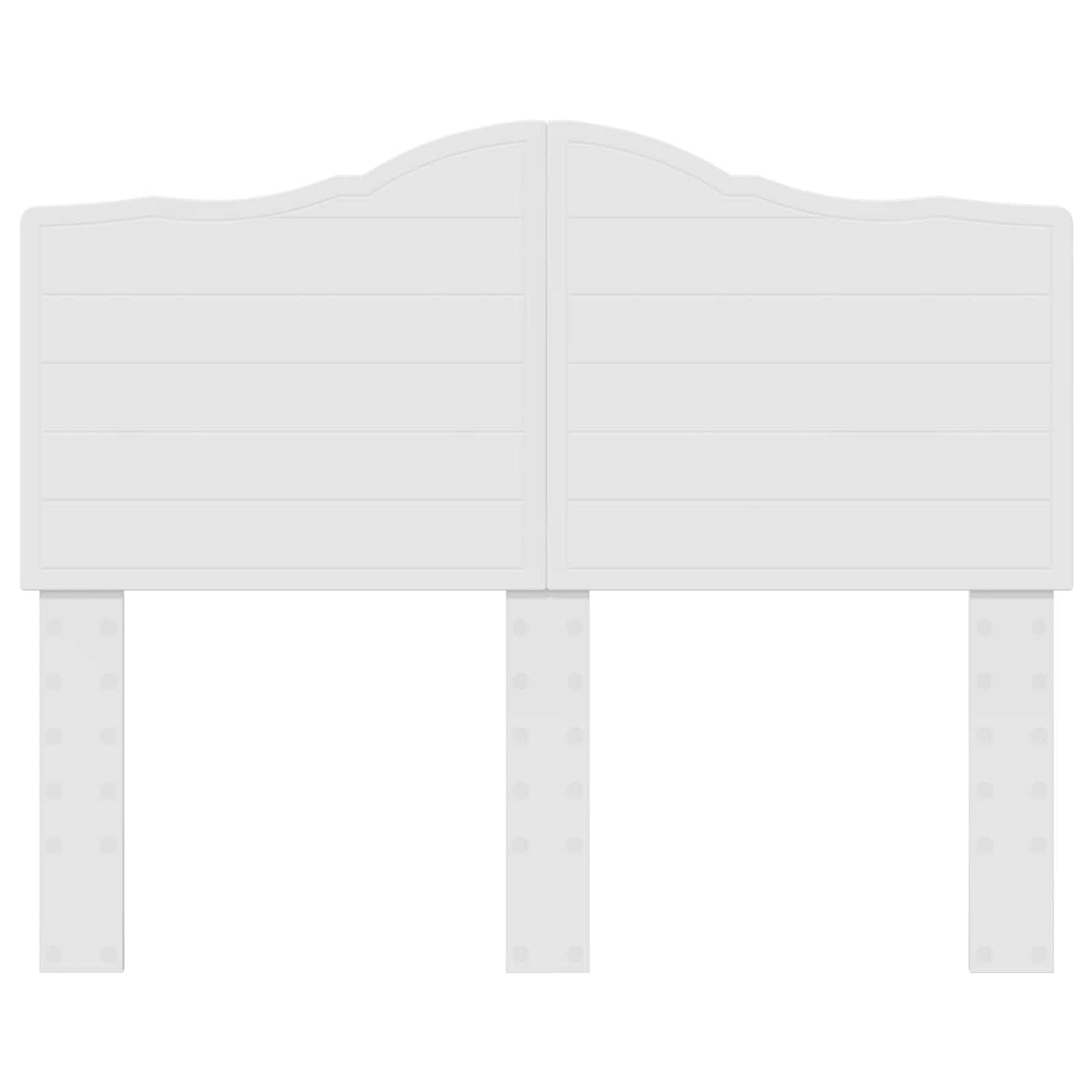 Testiera Bianco Lucido Legno multistrato | homemem39