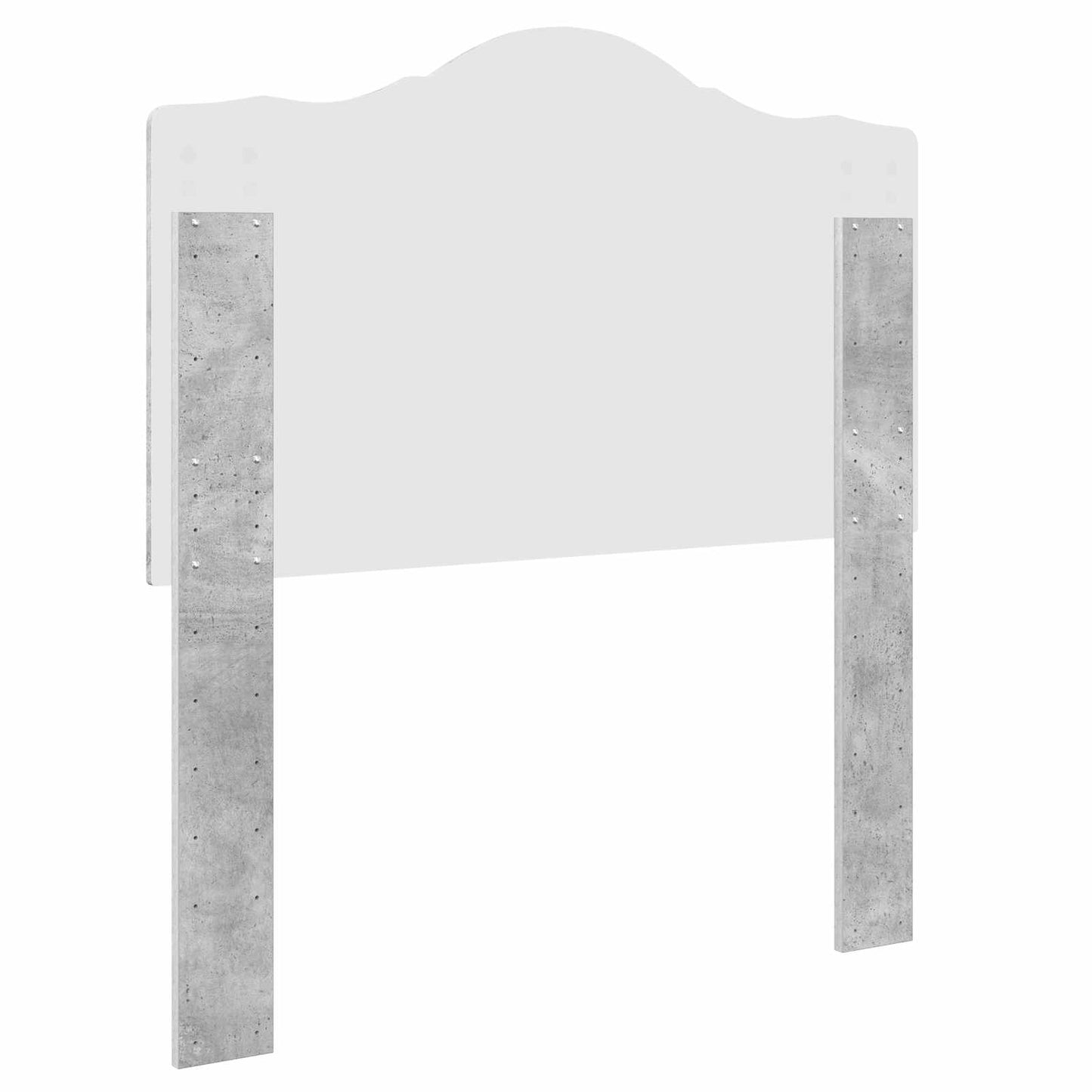 Testiera Grigio cemento Legno multistrato | homemem39