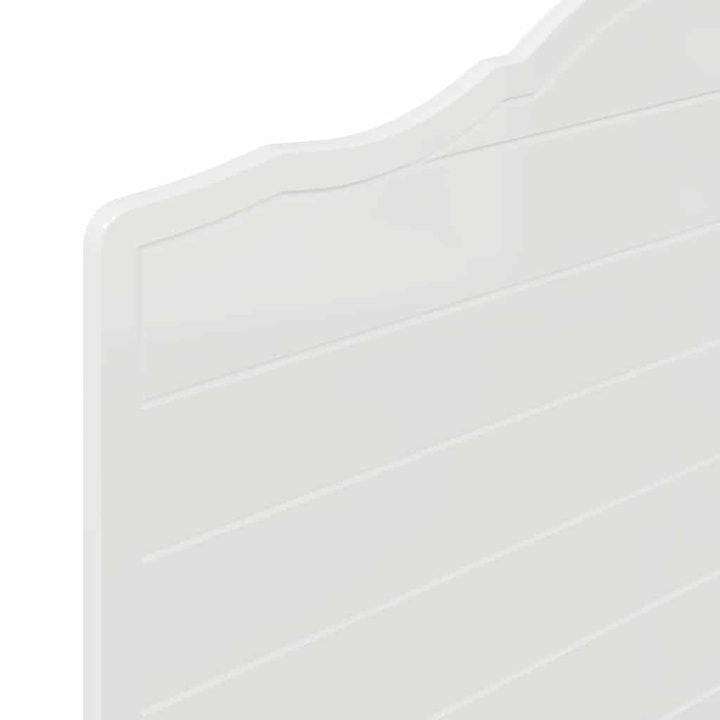 Testiera con testiera Bianco Lucido 100 cm Legno multistrato