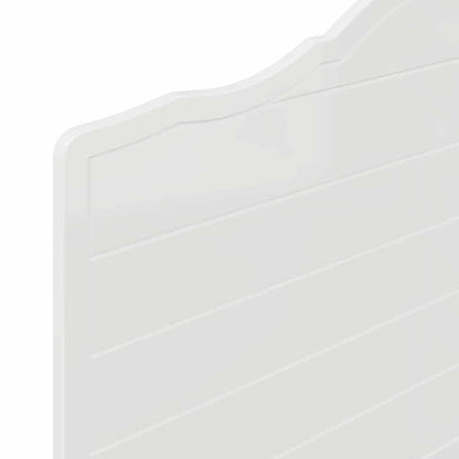 Testiera con testiera Bianco Lucido 100 cm Legno multistrato