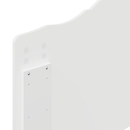 Testiera con testiera Bianco Lucido 100 cm Legno multistrato