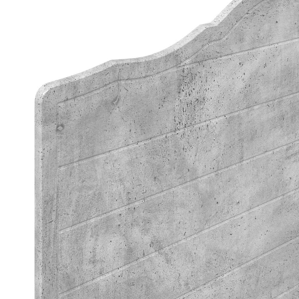 Testiera con testiera Grigio cemento 90 cm Legno multistrato