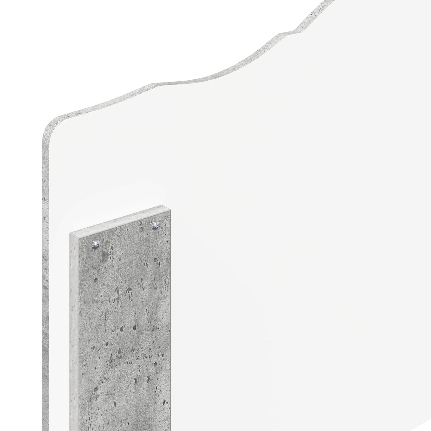 Testiera Grigio cemento Legno ingegnerizzato