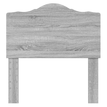 Testiera con testiera Grigio Sonoma 75 cm Legno multistrato