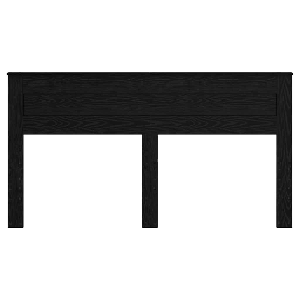 Testiera con testiera Rovere Nero 200 cm Legno multistrato