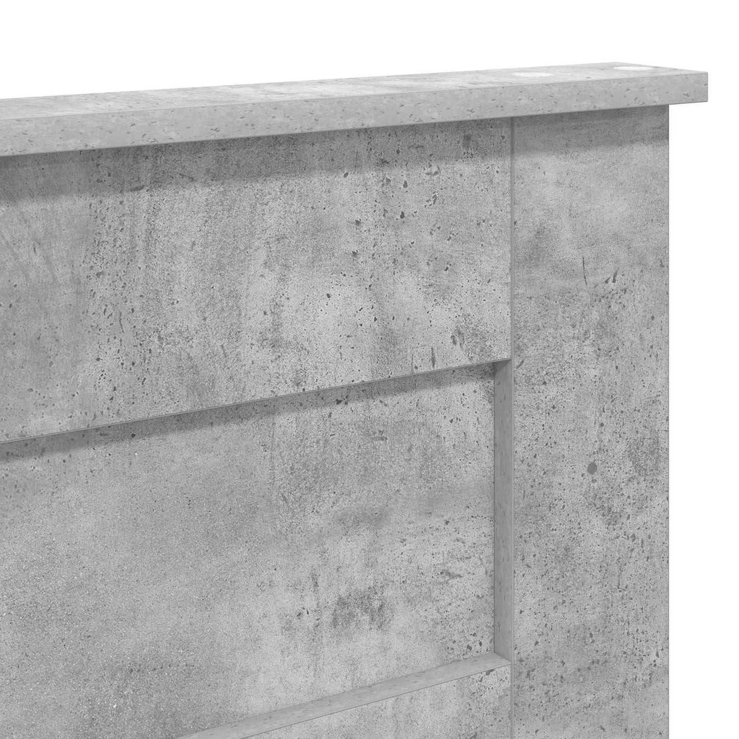 Testiera Grigio cemento Legno ingegnerizzato