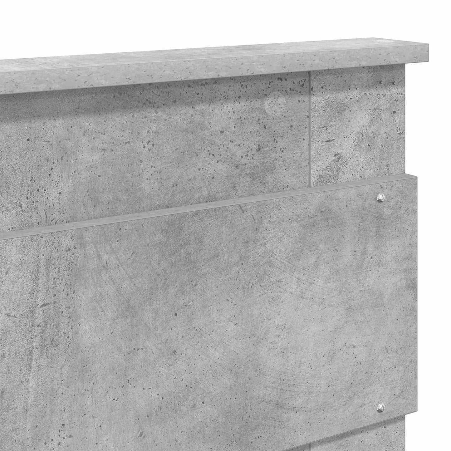 Testiera Grigio cemento Legno ingegnerizzato