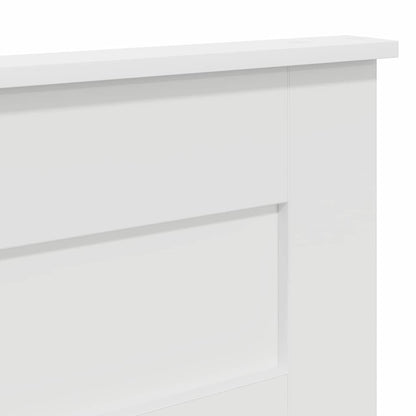 Testiera con testiera Bianco 160 cm Legno multistrato