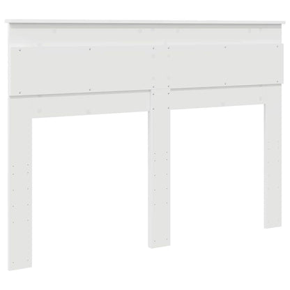 Testiera con testiera Bianco 150 cm Legno multistrato