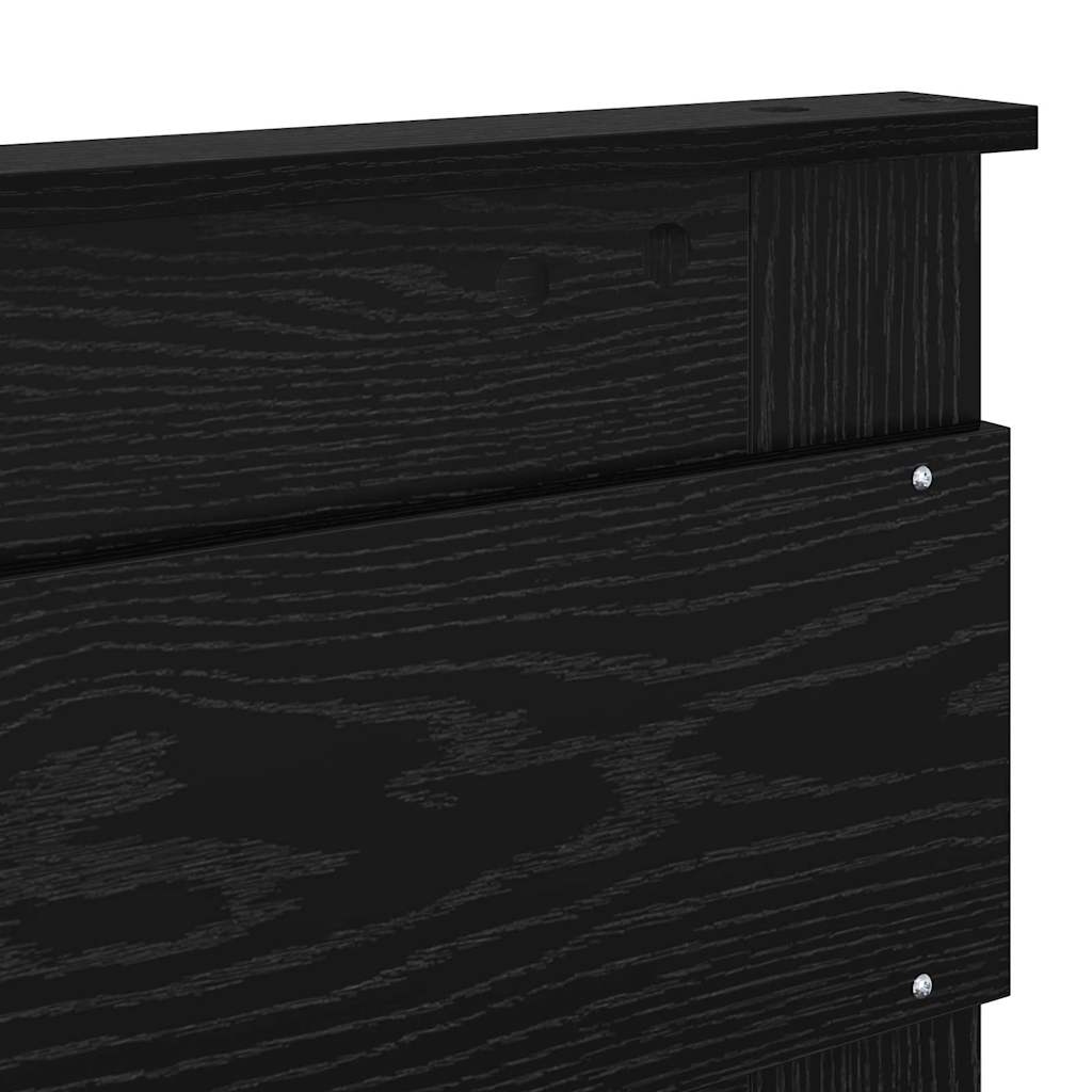 Testiera con testiera Rovere Nero 150 cm Legno multistrato