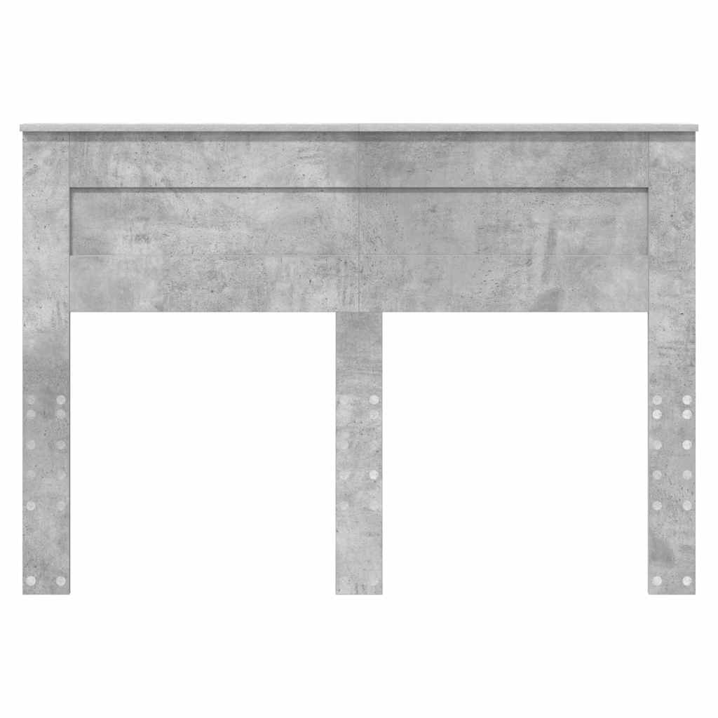 Testiera con testiera Grigio cemento 150 cm Legno multistrato