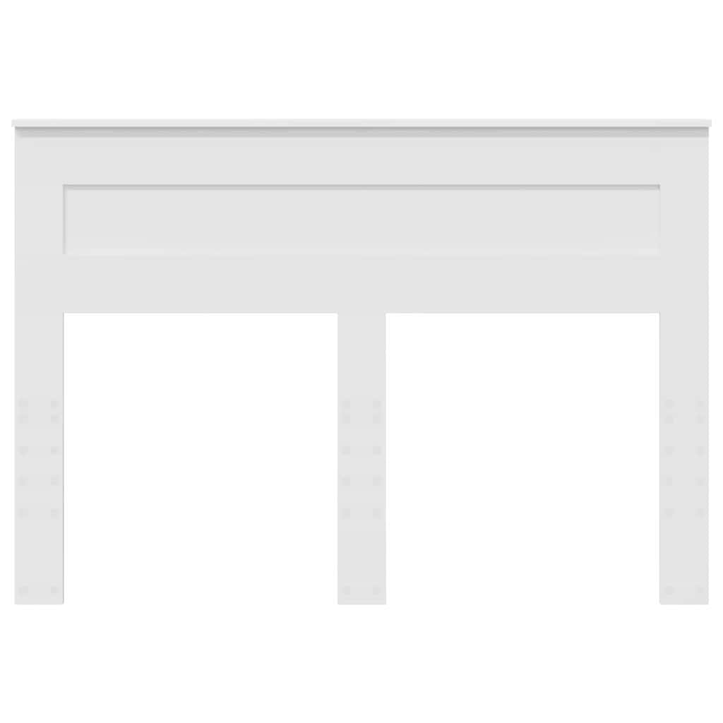 Testiera con testiera Bianco 140 cm Legno multistrato