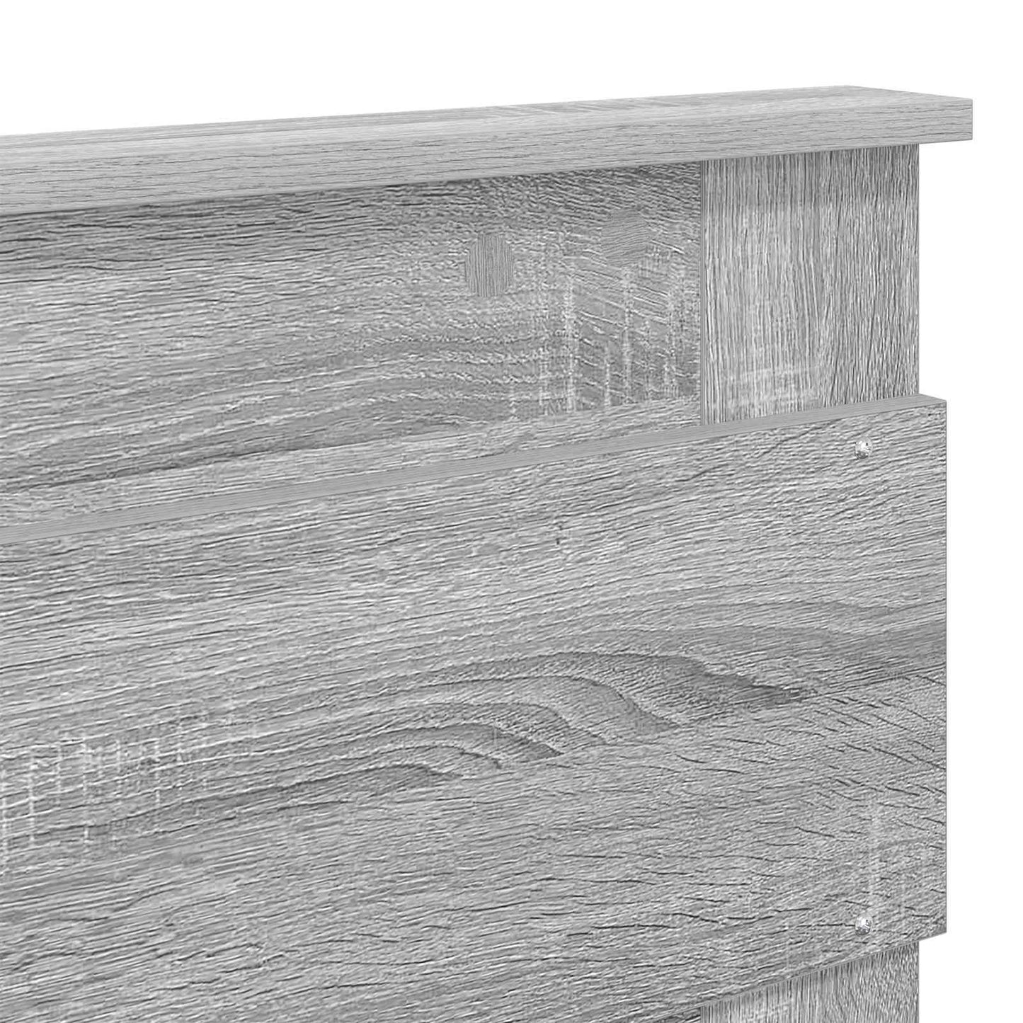 Testiera Grigio Sonoma Legno ingegnerizzato